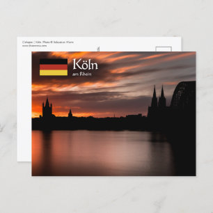 Köln Deutschland Postkarte