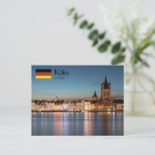 Köln Deutschland Postkarte (Stehend Vorderseite)
