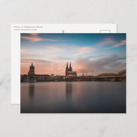Köln Deutschland Postkarte (Vorne/Hinten)