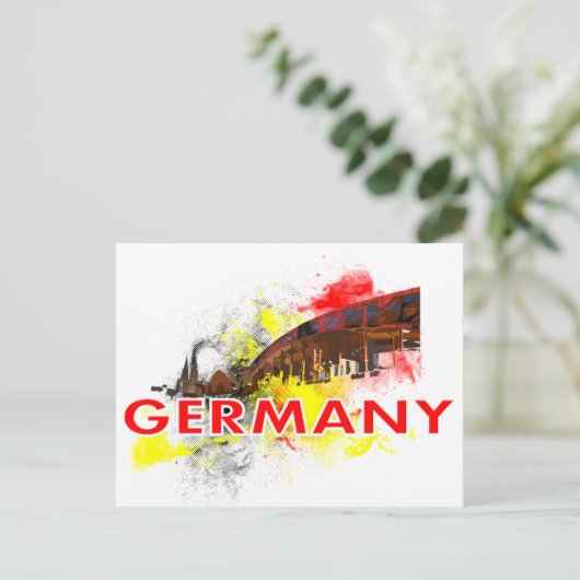 Köln Deutschland Postkarte (Stehend Vorderseite)