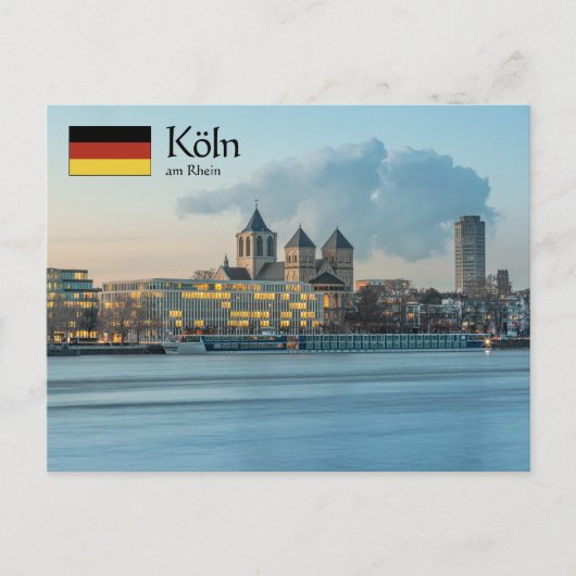 Köln Deutschland Postkarte (Vorderseite)