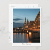 Köln Deutschland Postkarte (Vorne/Hinten)