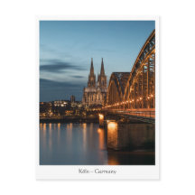 Köln Deutschland Postkarte