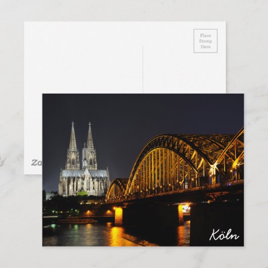 Köln, Deutschland Postkarte (Vorne/Hinten)
