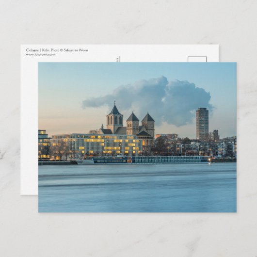 Köln Deutschland Postkarte (Vorne/Hinten)