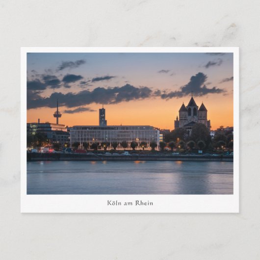 Köln Deutschland Postkarte (Vorderseite)