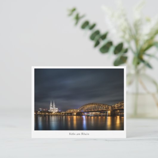 Köln Deutschland Postkarte (Stehend Vorderseite)