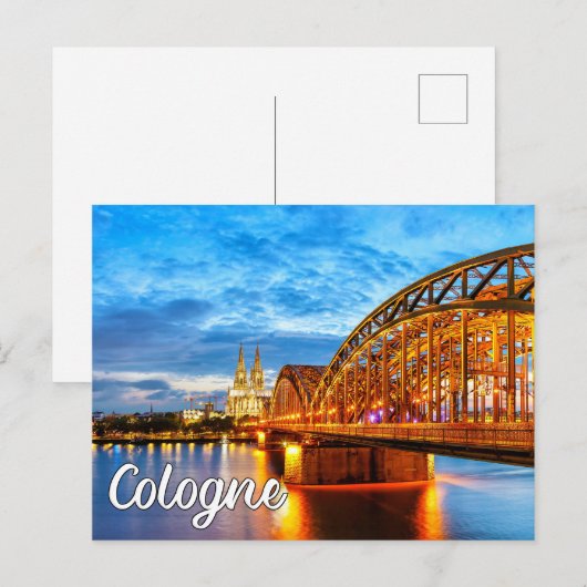 Köln, Deutschland Postkarte (Vorne/Hinten)