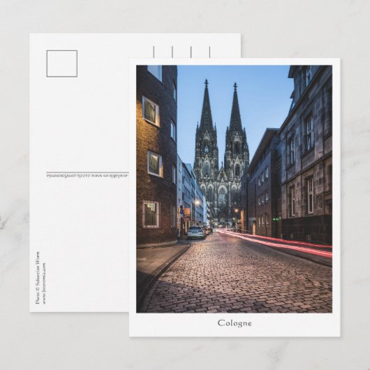 Köln Deutschland Postkarte (Vorne/Hinten)