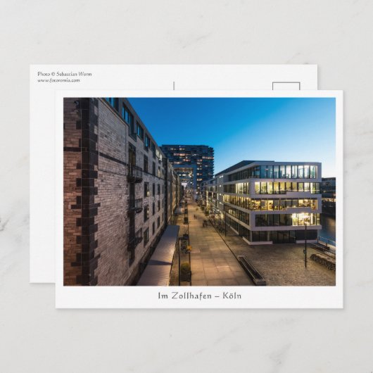 Köln Deutschland Postkarte (Vorne/Hinten)