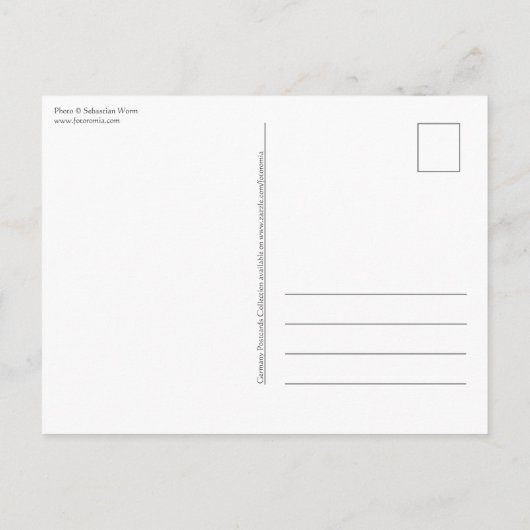 Köln Deutschland Postkarte (Rückseite)