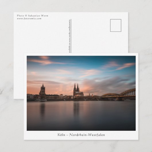 Köln Deutschland Postkarte (Vorne/Hinten)
