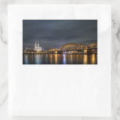 Köln Deutschland Rechteckiger Aufkleber (Tasche)