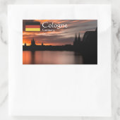 Köln Deutschland Rechteckiger Aufkleber (Tasche)