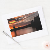 Köln Deutschland Rechteckiger Aufkleber (Umschlag)