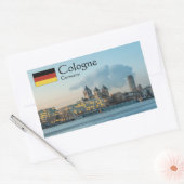 Köln Deutschland Rechteckiger Aufkleber (Umschlag)