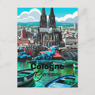 Köln Deutschland Reise Postkarte, Köln Reise Po Postkarte
