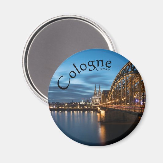 Köln Deutschland Souvenir Magnet (Vorderseite/Rückseite)
