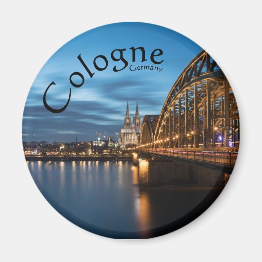 Köln Deutschland Souvenir Magnet (Vorne)