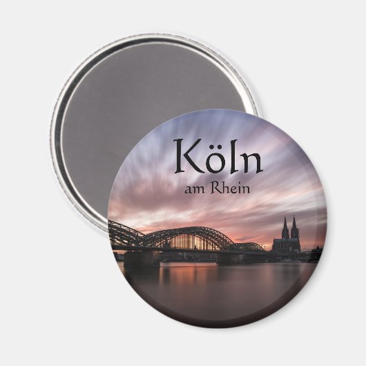 Köln Deutschland Souvenir Magnet (Vorderseite/Rückseite)