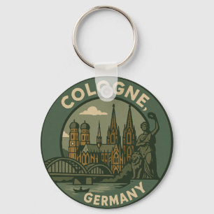 Köln Deutschland Stadt Kunst Schlüsselanhänger