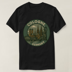 Köln Deutschland Stadt Kunst T-Shirt