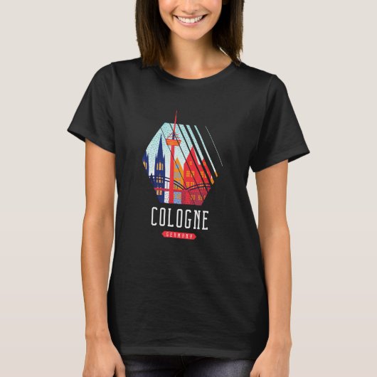 Köln Deutschland T-Shirt (Vorderseite)