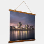 Köln Deutschland Wandteppich Mit Holzrahmen (Gewinkelt)