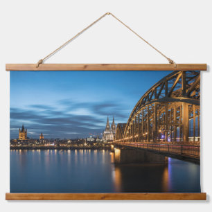 Köln Deutschland Wandteppich Mit Holzrahmen