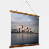 Köln Deutschland Wandteppich Mit Holzrahmen (Gewinkelt)