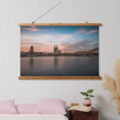 Köln Deutschland Wandteppich Mit Holzrahmen (Schlafzimmer)