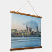 Köln Deutschland Wandteppich Mit Holzrahmen (Gewinkelt)