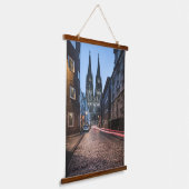 Köln Deutschland Wandteppich Mit Holzrahmen (Gewinkelt)