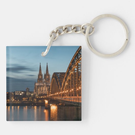 Köln Germany Poster Schlüsselanhänger (Rückseite)