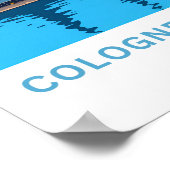 Köln Kathedrale Deutschland Reisen Print Poster (Ecke)