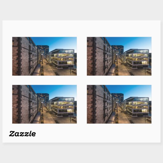 Köln - Klassischer Rundsticker Rechteckiger Aufkleber (Blatt)