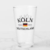 Koln (Köln) Deutschland koordiniert Deutsch Glas (Rückseite)
