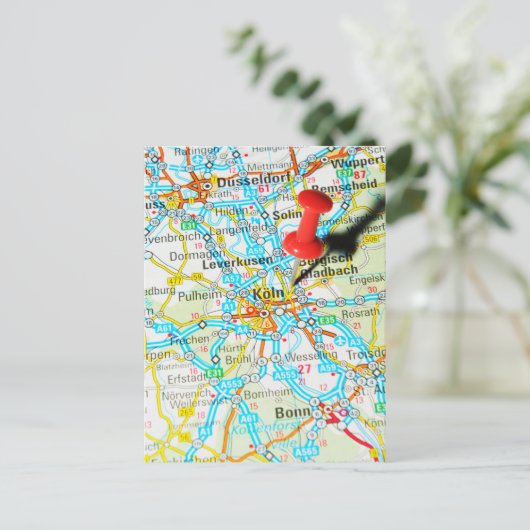 Köln, Köln, Deutschland Postkarte (Stehend Vorderseite)