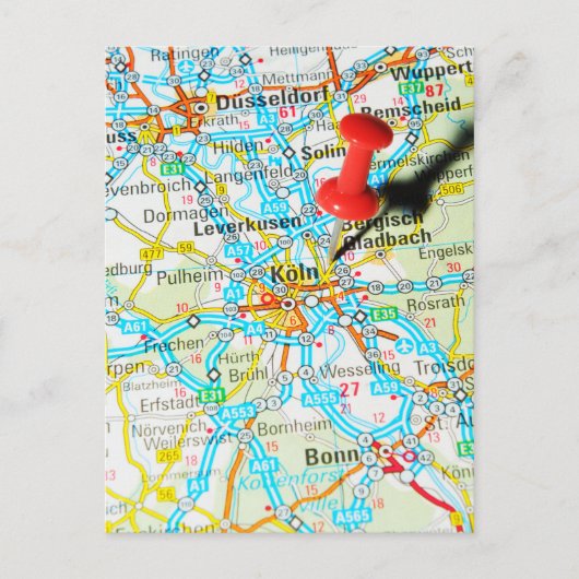 Köln, Köln, Deutschland Postkarte (Vorderseite)