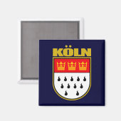Koln (Köln) Magnet (Vorderseite/Rückseite)