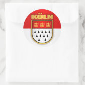 Koln (Köln) Runder Aufkleber (Tasche)