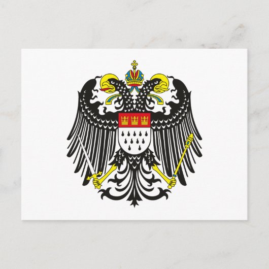 Köln (Koln) Wappen Postkarte (Vorderseite)