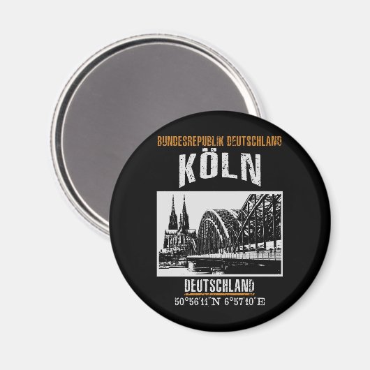 Köln Magnet (Vorderseite/Rückseite)