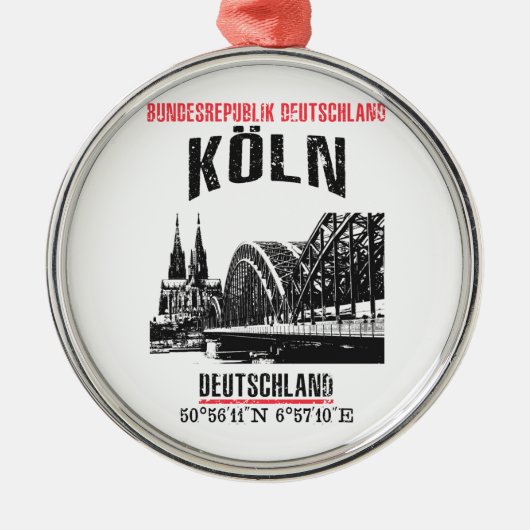 Köln Ornament Aus Metall (Vorne)