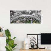 Köln Panorama - 360 Grad! Poster (Heimbüro)