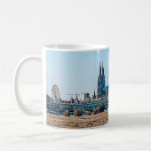 Köln Panorama mit Kölner Dom Tasse Kaffeetasse (Links)