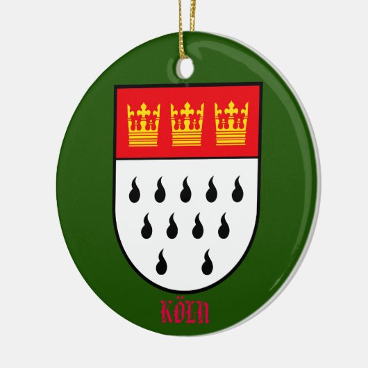 Köln Panorama-Ornament Keramik Ornament (Links)
