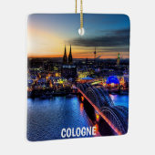 Köln Panorama Weihnachtsschmuck (Rechts)