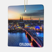 Köln Panorama Weihnachtsschmuck (Links)