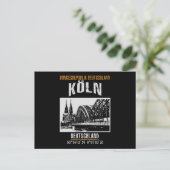 Köln Postkarte (Stehend Vorderseite)